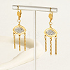 Elegant Geometric Hollow Water Diamond Earrings Fashion Jewelry GQ6005-1