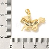 Brass Micro Pave Cubic Zirconia Pendants KK-Z073-17G-3