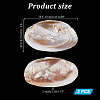 2Pcs Natural Freshwater Pearl Shell Decoration SHEL-NB0001-64-2