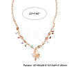   Shell Beads Pendants Necklaces NJEW-PH0001-13-2