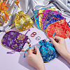 12Pcs 6 Colors Silk Packing Pouches ABAG-HY0001-03-3