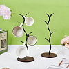 2Pcs Bamboo & Iron Mug Holder AJEW-WA0003-71-5