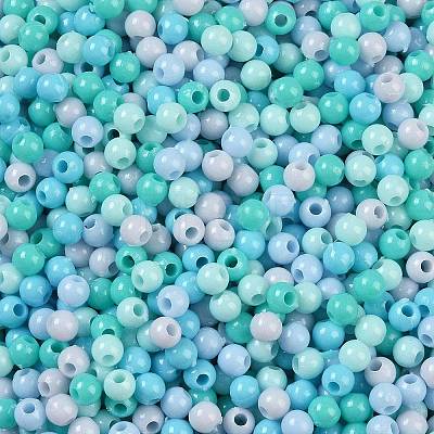 Opaque Acrylic Beads OACR-H118-07A-04-1