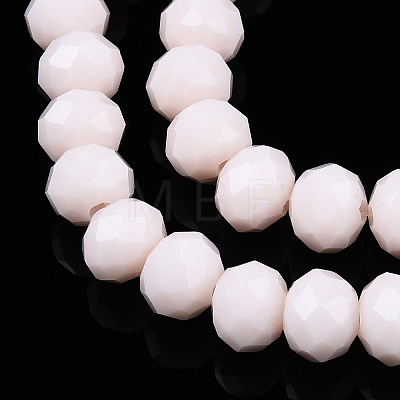 Opaque Solid Color Imitation Jade Glass Beads Strands EGLA-A044-P3mm-D33-1