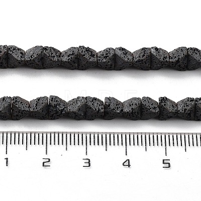 Natural Lava Rock Beads Strands G-H303-C25-1