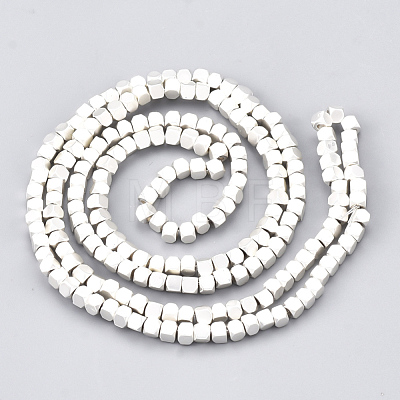 Electroplate Non-magnetic Synthetic Hematite Beads Strands G-T061-186S-1