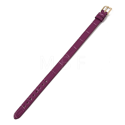 Imitation Leather String Bracelets with Stainless Steel Buckles AJEW-Z053-01D-1