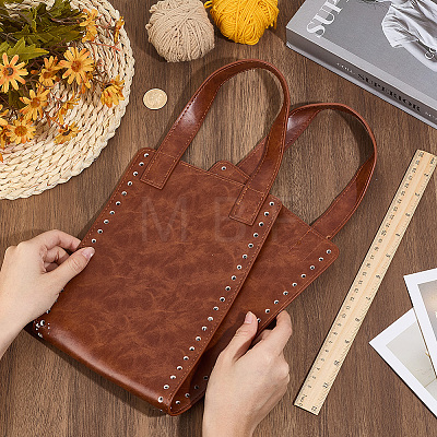 1Pc DIY PU Leather Storage Bags ABAG-CL0001-59B-1