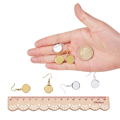 Brass Earring Hooks KK-PH0034-06-1