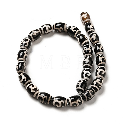 Tibetan Style dZi Beads Strands G-F726-A05-1