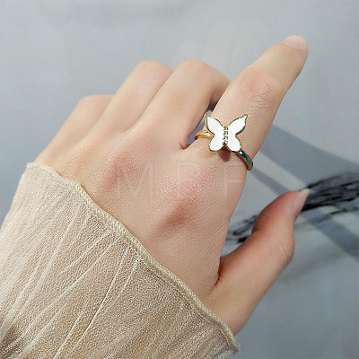 Butterfly Rotatable Adjustable Rings for Women PW-WG65EB6-02-1