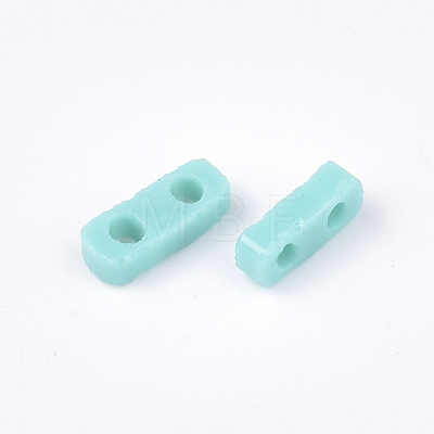 2-Hole Opaque Glass Seed Beads SEED-S023-04G-1