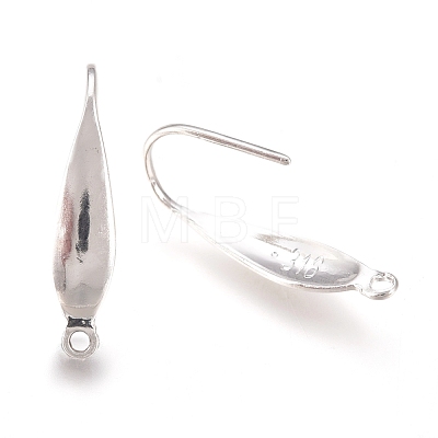 316 Surgical Stainless Steel Earring Hooks STAS-P166-10S-1