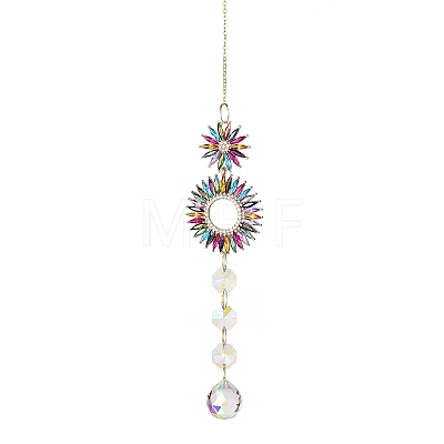 Alloy Rhinestone Hanging Ornaments LS-HJEW-E012-02G-03-1