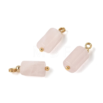 Natural Rose Quartz Pendants GG-CBACE45-02G-01-1
