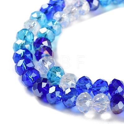 Glass Beads Strands EGLA-A034-M8mm-25-1