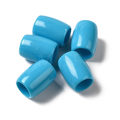 Opaque Acrylic Beads OACR-G015-07-1