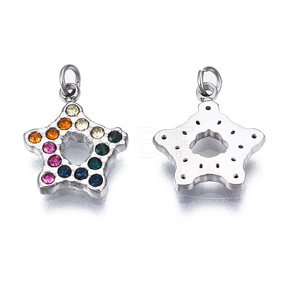 316 Surgical Stainless Steel Charms STAS-N097-009P-1