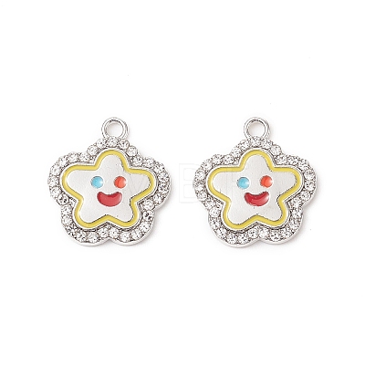 Alloy Enamel Pendants FIND-A029-04P-02-1