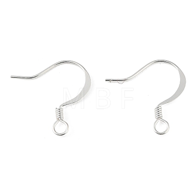 Brass Earring Hooks KK-H258-06E-S-1