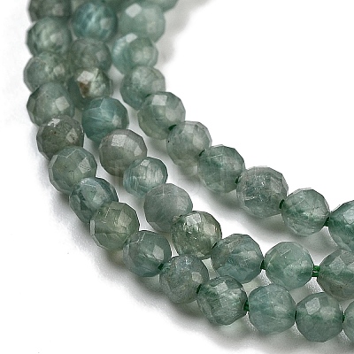 Natural Green Apatite Beads Strands G-G105-A03-02-1