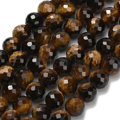 Natural Tiger Eye Beads Strands G-L642-F01-6mm-1