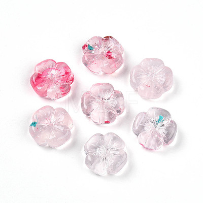 Transparent Acrylic Beads TACR-T028-40C-1