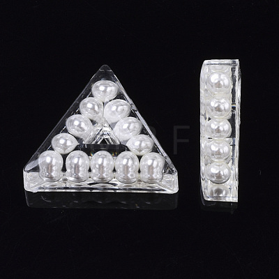 Transparent Acrylic Beads TACR-R146-024-1