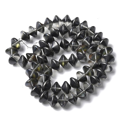 Electroplate Glass Beads Strands EGLA-G038-01A-HP03-1