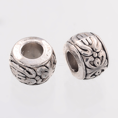 Rondelle Tibetan Style Spacer Beads LS-AB793-NF-1