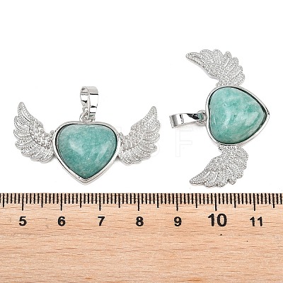 Natural Amazonite Pendants G-A315-04A-P-1