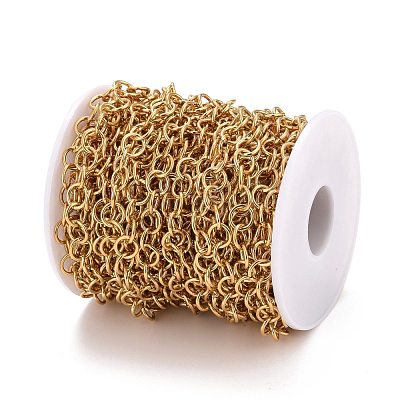 PVD Vacuum Plating 304 Stainless Steel Rolo Chains CHS-F011-08E-G-1