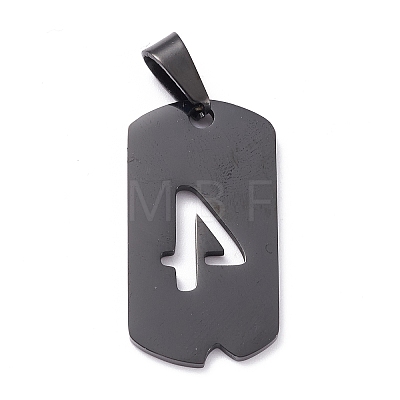 304 Stainless Steel Pendants STAS-H144-02EB-4-1