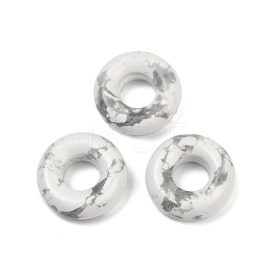Natural Howlite Pendants G-G202-07M-1