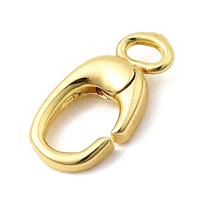 Brass Spring Gate Rings KK-I364-04G-02-1