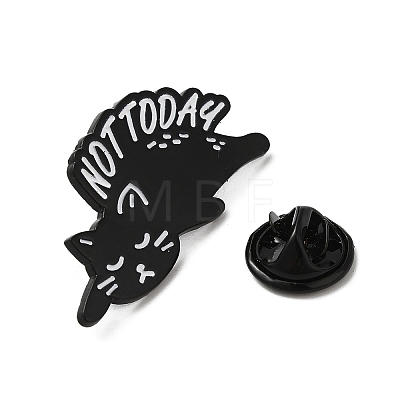 Lying Cat Enamel Pins JEWB-H017-04EB-04-1