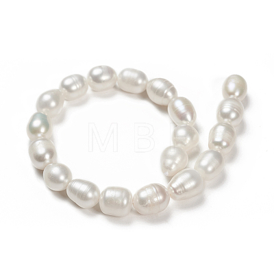 Natural Cultured Freshwater Pearl Beads Strands X-PEAR-N012-08N-1