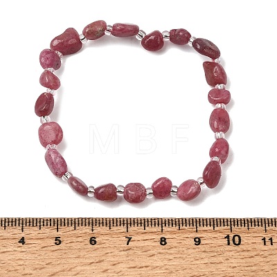 Natural Rhodonite Beads Bracelets GG-CBA05D5-02A-06A-1