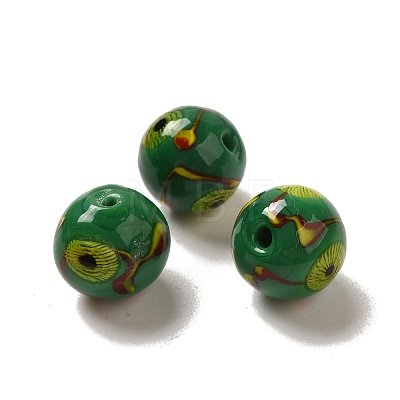 Handmade Lampwork Beads Strands LAMP-G162-08A-02-1