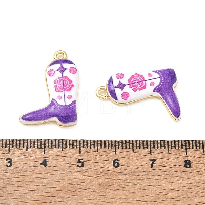 Printed Brass Pendants KK-CBA42CA-09G-1
