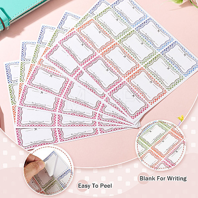 1Bag Paper Self-Adhesive Stickers DIY-TA0015-68-1