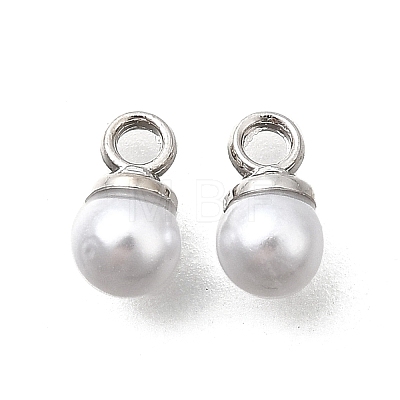 ABS Plastic Imitation Pearl Pendants FIND-H052-01A-04P-1