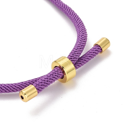 Adjustable Polyester Cord Bracelet Making MAK-C001-01-1