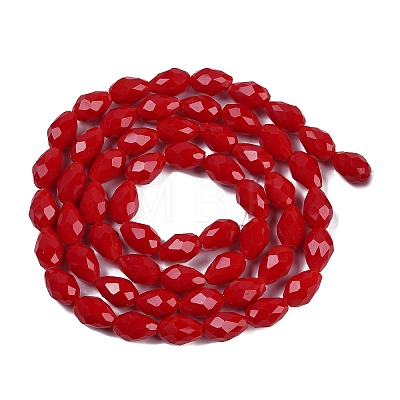 Opaque Solid Color Imitation Jade Beads Strands EGLA-N013-P10mm-D07-1