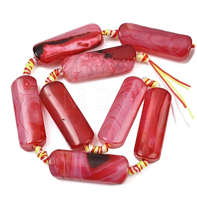 Natural Yellow Agate Beads Strands G-H342-B05-01-1