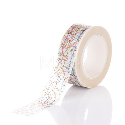 Line DIY Scrapbook Decorative Paper Tapes DIY-K001-A-02-1