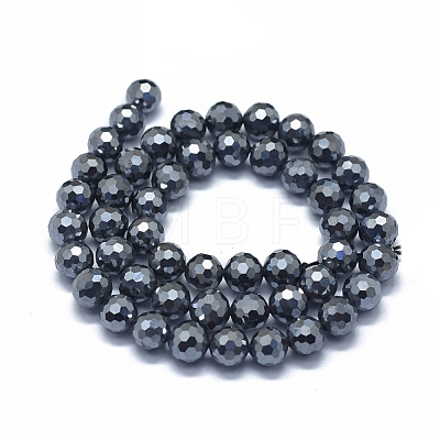 Terahertz Stone Beads Strands G-D0013-77D-1