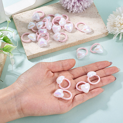 10Pcs Plastic Girls Hair Accessories OHAR-TAC0011-001A-1