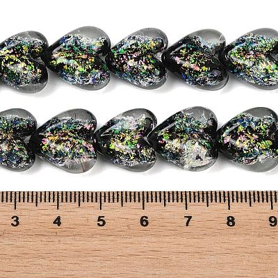 Handmade Foil Glass Beads DICH-C001-01I-1