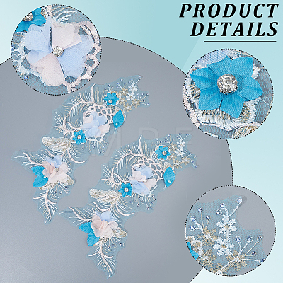 Polyester Embroidery Lace Sewing Ornaments DIY-WH2031-077B-02-1